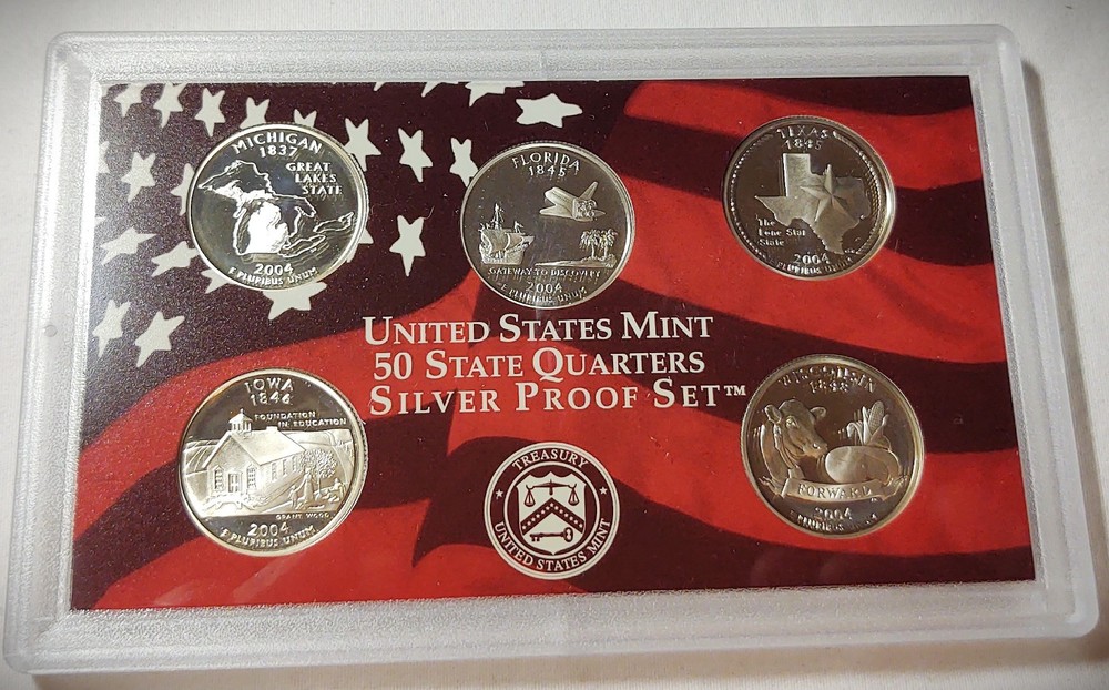 2004 Silver Proof Set U.S. Mint - Original Government Packaging with COA