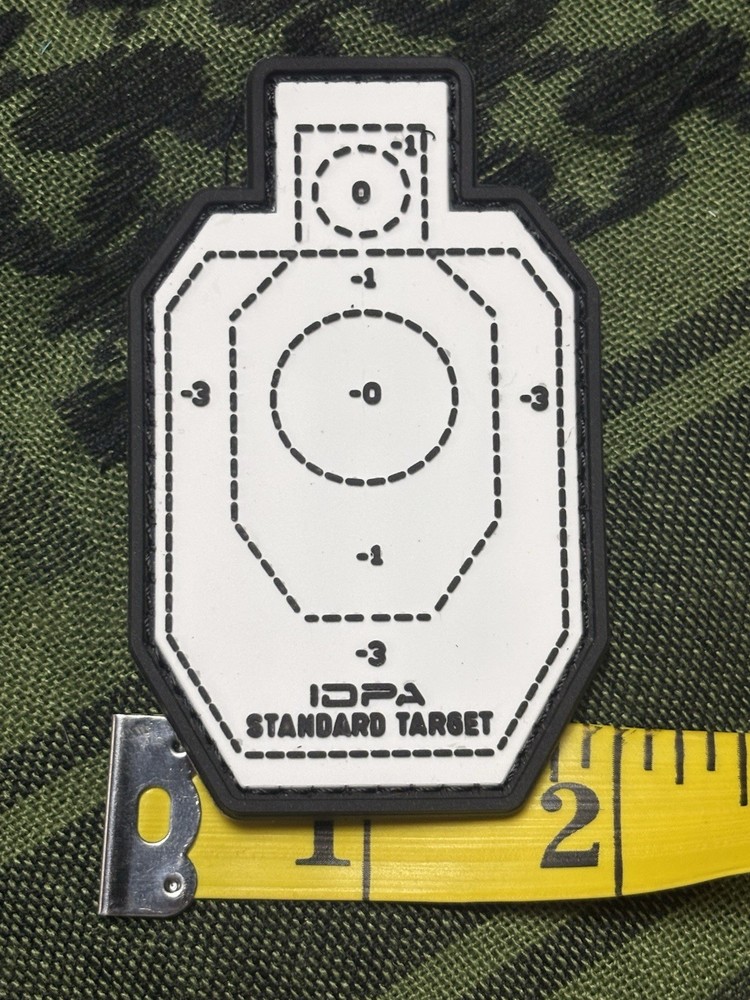 PvC 3D: Silhouette Target… Morale Tactical Hook And Loop Patch High Quality 3d