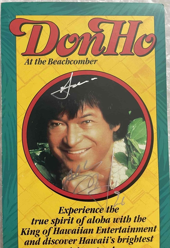 Don Ho Authentic Autograph