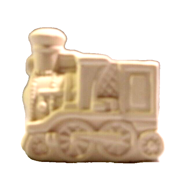 BISQUE L*151a-93- Ceramic Ready to Paint Train Engine Toothpick Holder
