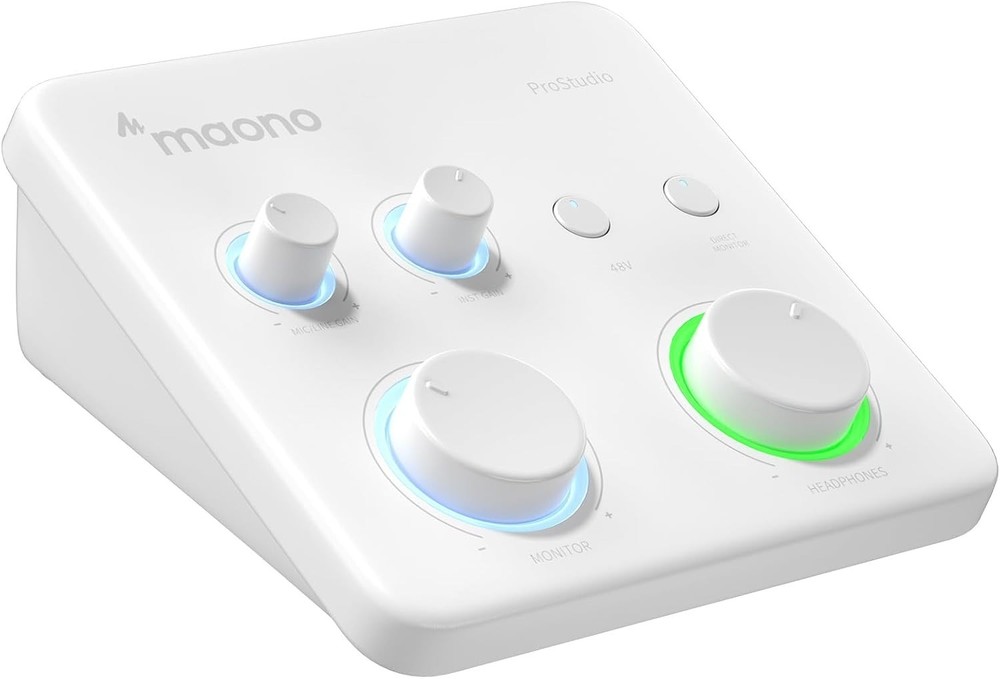 MAONO USB Audio Interface for PC Interface with XLR Input 24-bit/192kHz PS22 lit