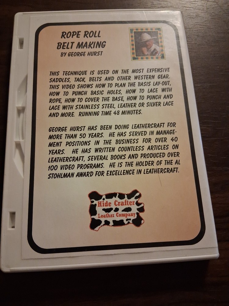 Rope Roll Belt Making By George Hurst DVD
