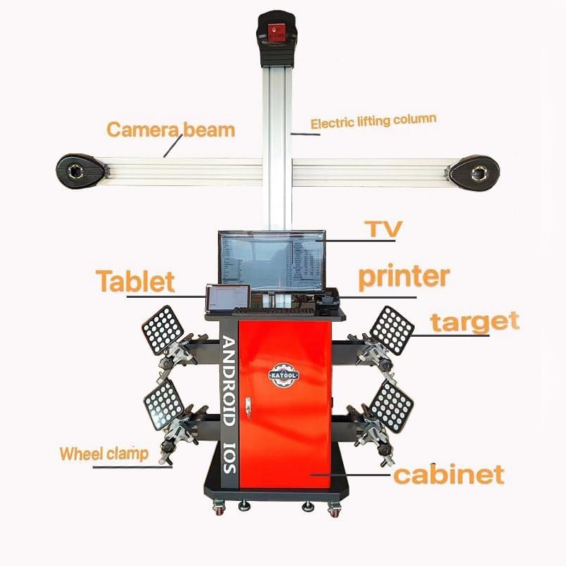 Fully Automatic Wheel Alignment Machine 3D Wheel Aligner Wheel Alignment System