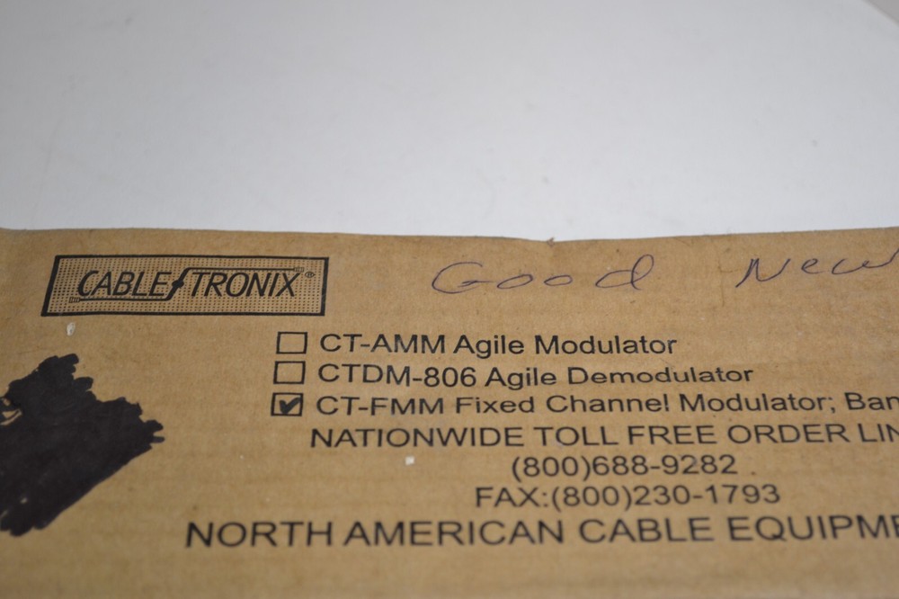 Cabletronix CT-FMM Fixed Channel Modulator CH5