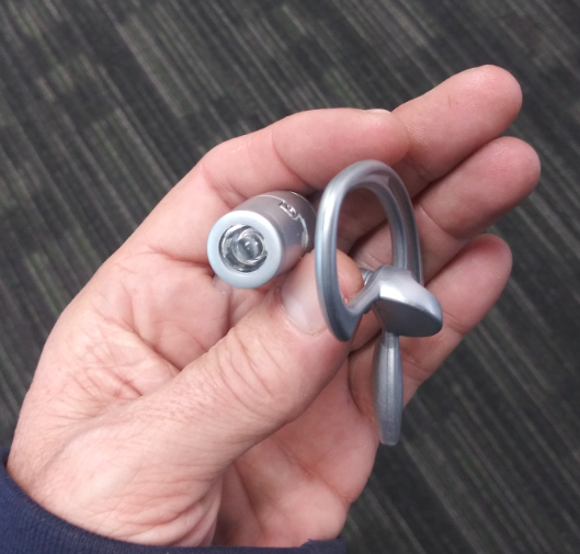 Ear-Lite Super Bright LED Mini Spotlight On Your Ear LIGHT + Extra Batteries NIP