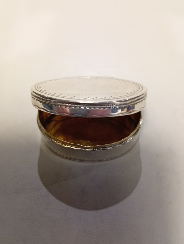 Solid Silver Early Georgian Snuff Box Circa 1740