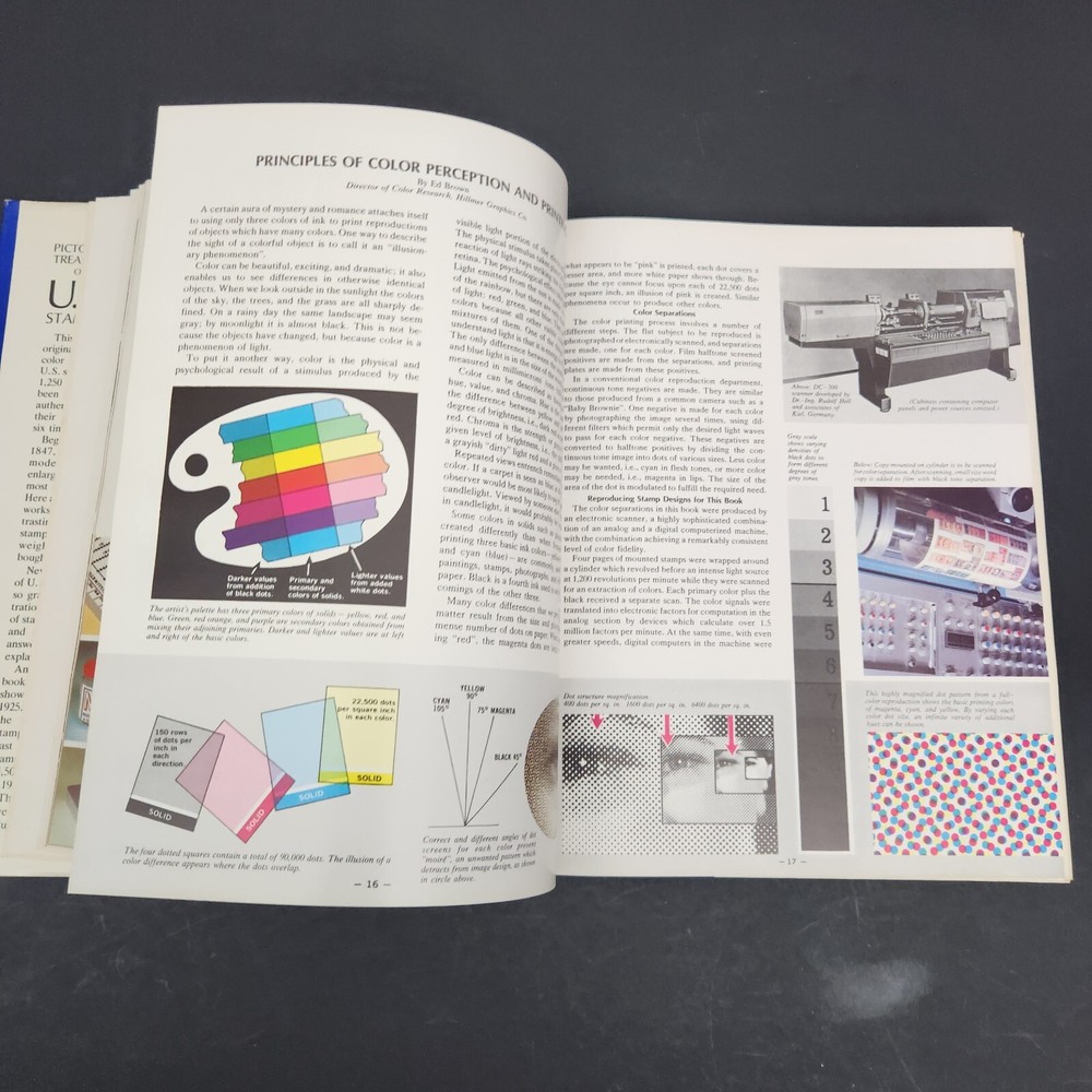 Pictorial Treasury of US Stamps Enlarged in Color The Story behind Stamps 1974