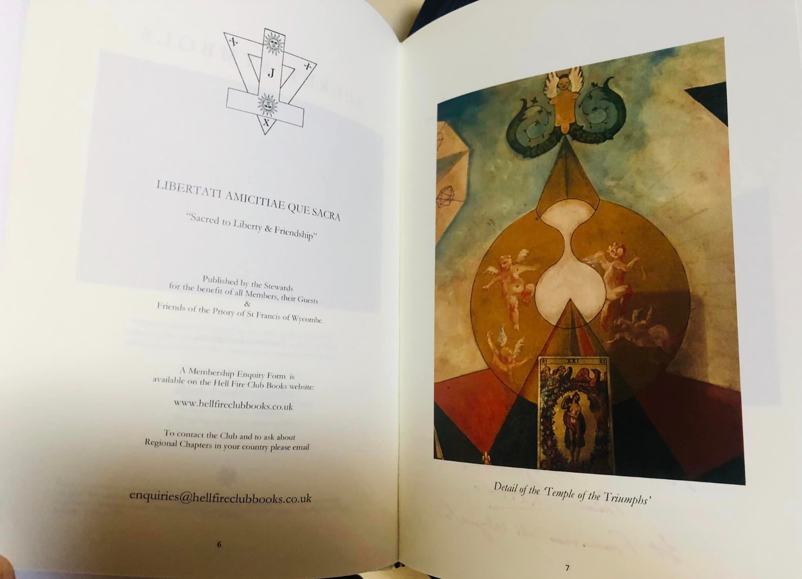 Secret Symbols of The Hell Fire Club leather copy Dashwood West Wycombe occult