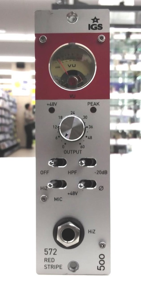 IGS Model 572 RED STRIPE Microphone Preamplifier Working JP