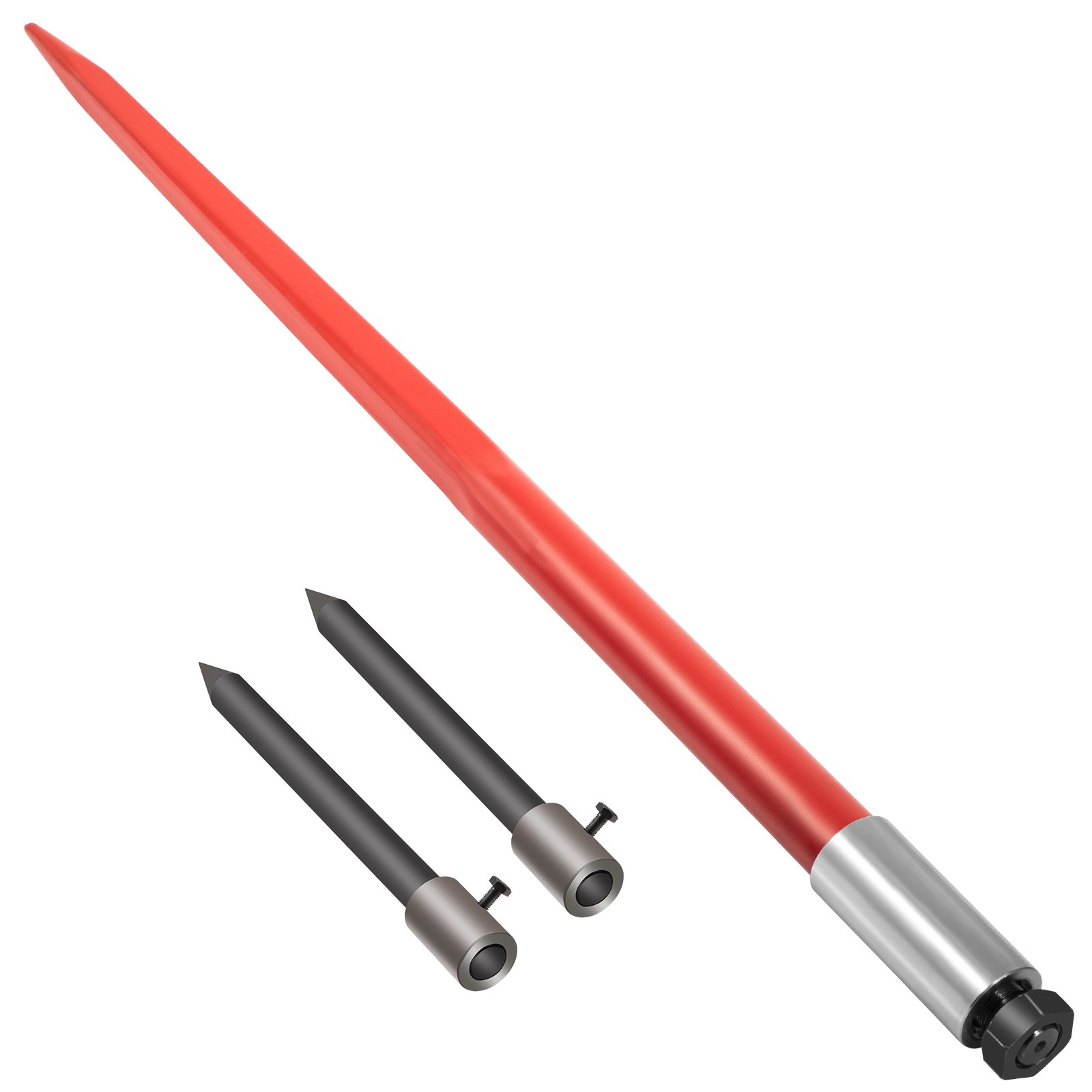 VEVOR 49" Hay Bale Spear 3000 lbs Capacity with Nut and Sleeve