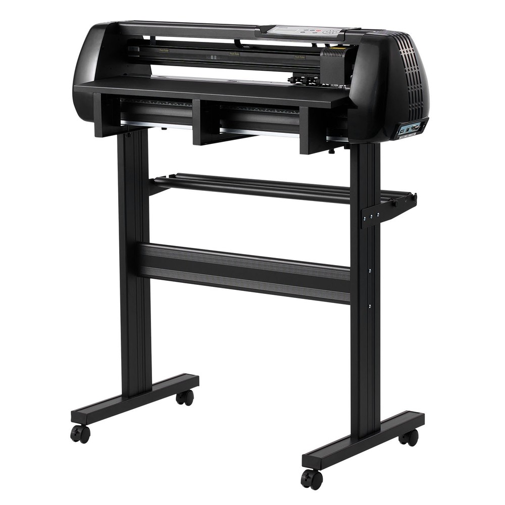 VEVOR Vinyl Cutter Machine,28" Max Feed Width,Dual Blades,Adjustable Force a
