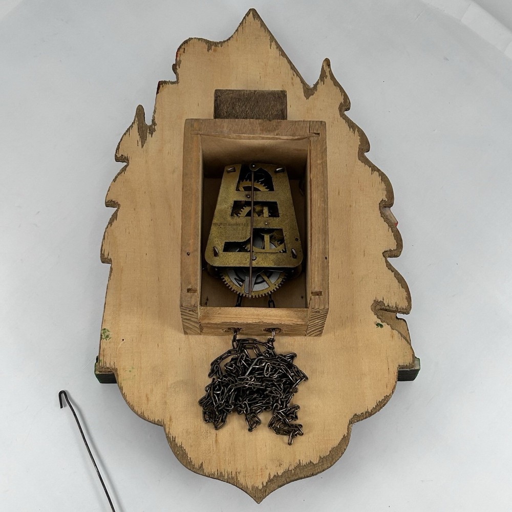Vintage Chalet Style Helmut Kammerer Cuckoo Clock W/ Pendulum UNTESTED