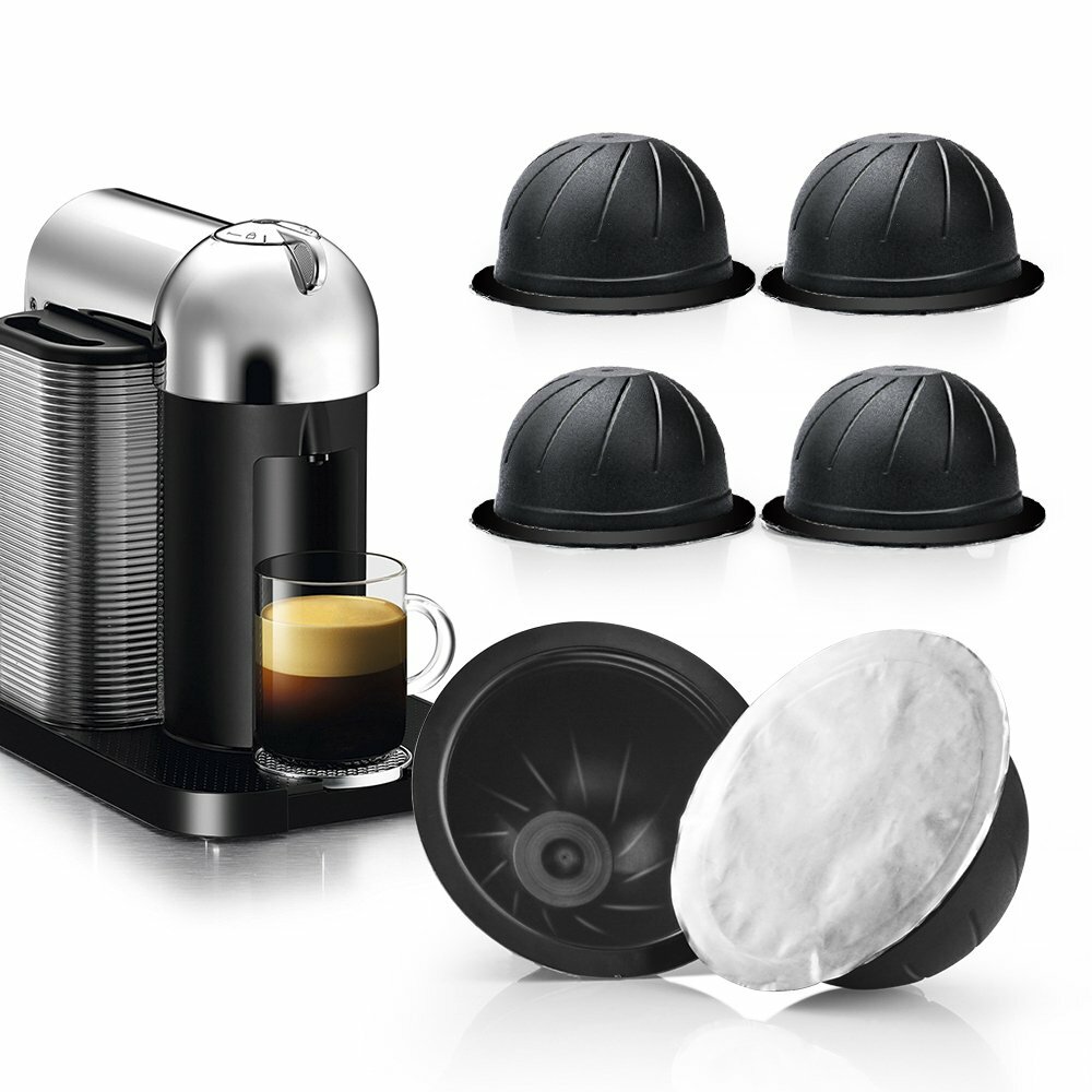Reusable Refill Espresso Capsule Pod Shell for Nespresso Vertuo Coffee Machine