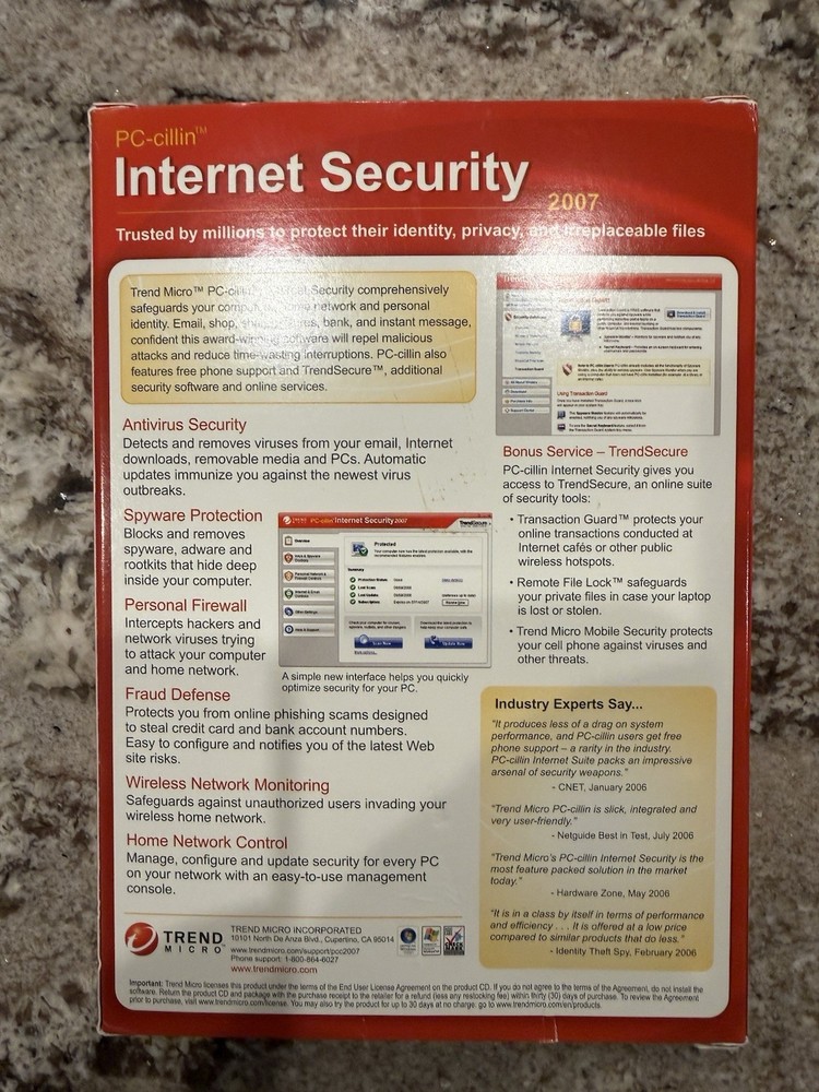 Trend Micro Internet Security 2007 PC-cillin Engine