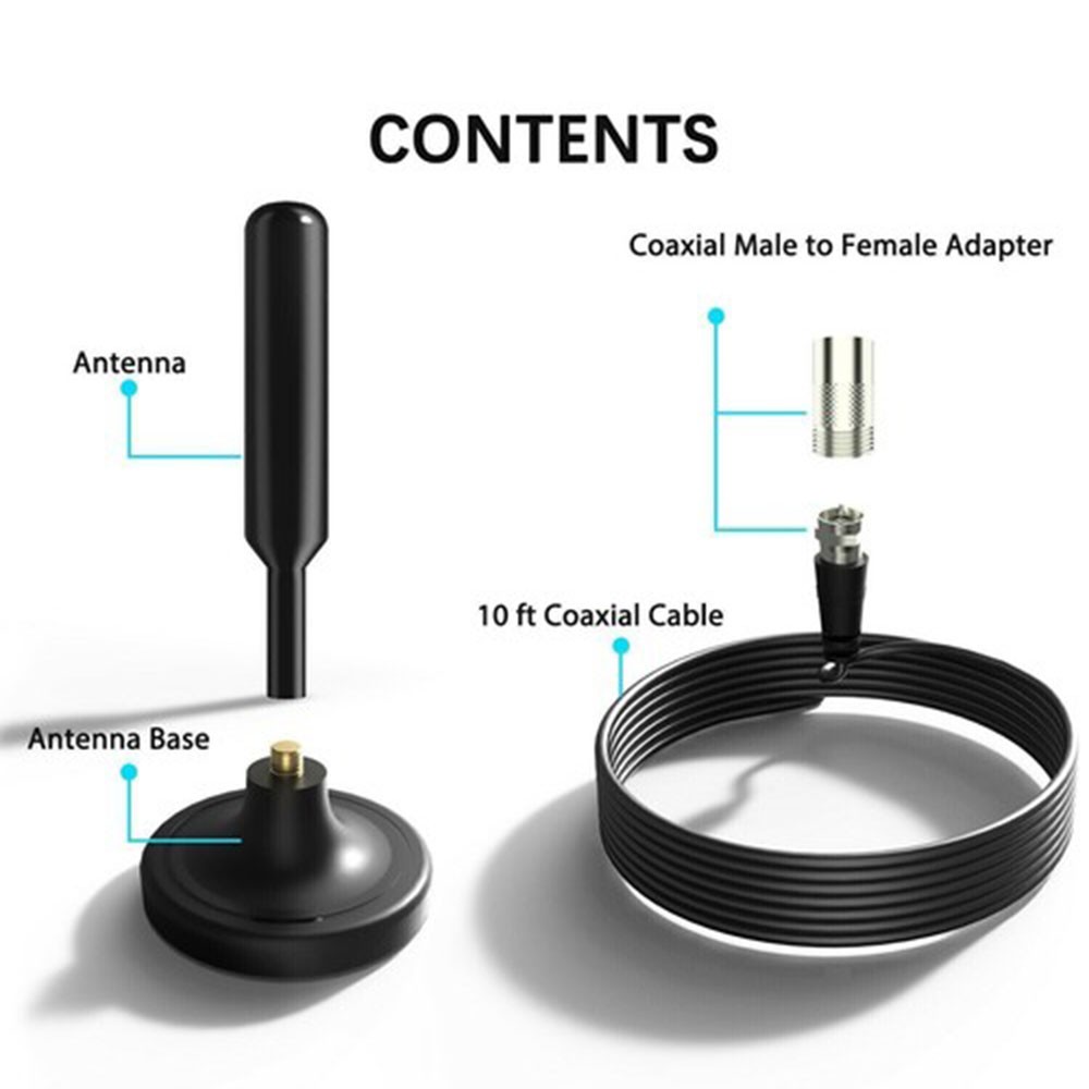 5600 Miles Digital TV Antenna Indoor HDTV Amplified Signal Booster 4K HD 1080P