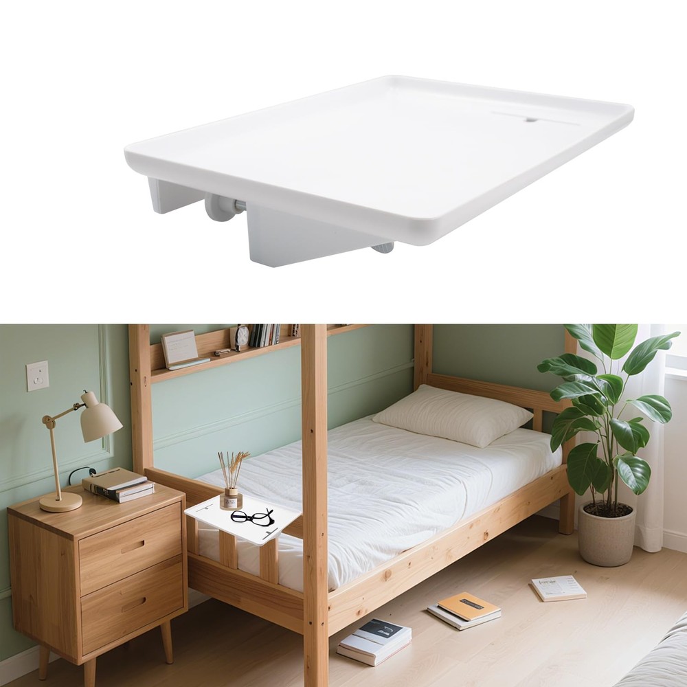 Bedside Shelf for Bunk & Loft Beds, Floating Bed Side Organizer Shelf with Ca...