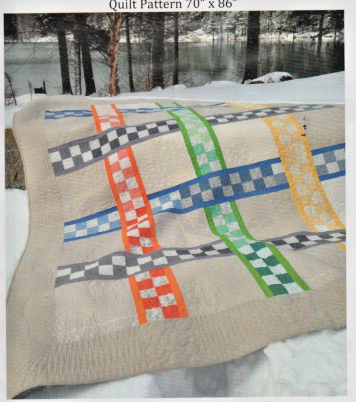 A Checkered Path - QUILT PATTERN - Quilt, Wall hanging, Crib Quilt
