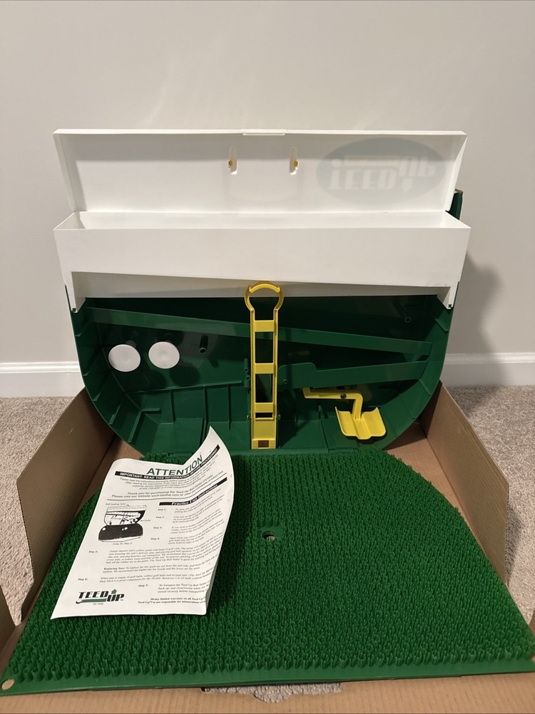 Golf Teed Up Home Driving Range with Gravity Feed Ball Tee Practice System