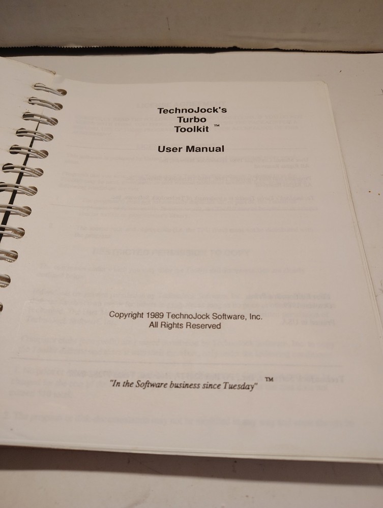 Techno Jocks Turbo Tool Kit 5.0 Book