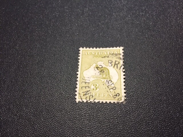Australia stamp 5 used
