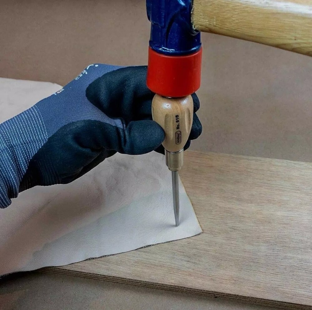 General Tools Scratch Awl Tool with Hardwood Handle - Scribe, Layout Work, & Pie