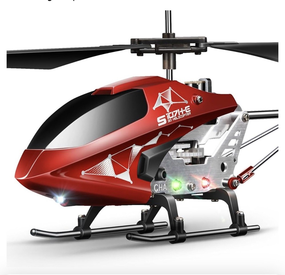 SYMA S107H-E Red 2.4 GHz Hover Function Remote Control Helicopter NEW / SEALED