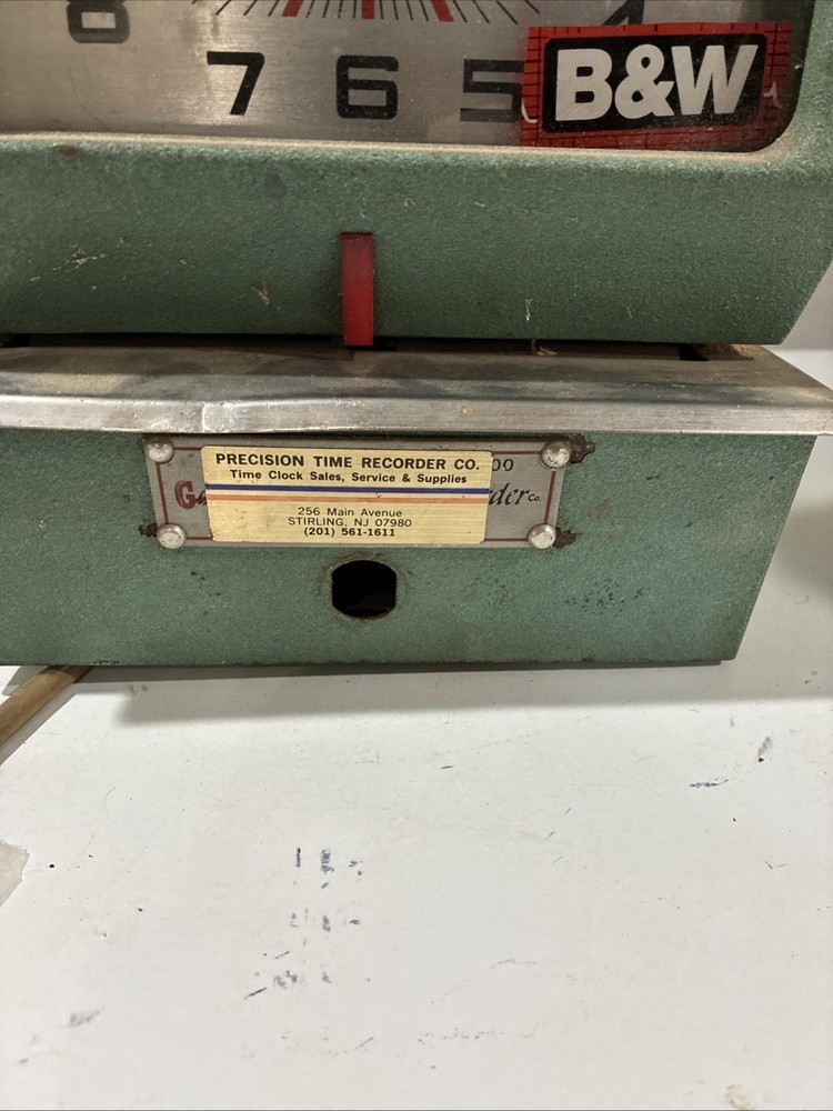 time clock parts only . Even Though It May Work Untested
