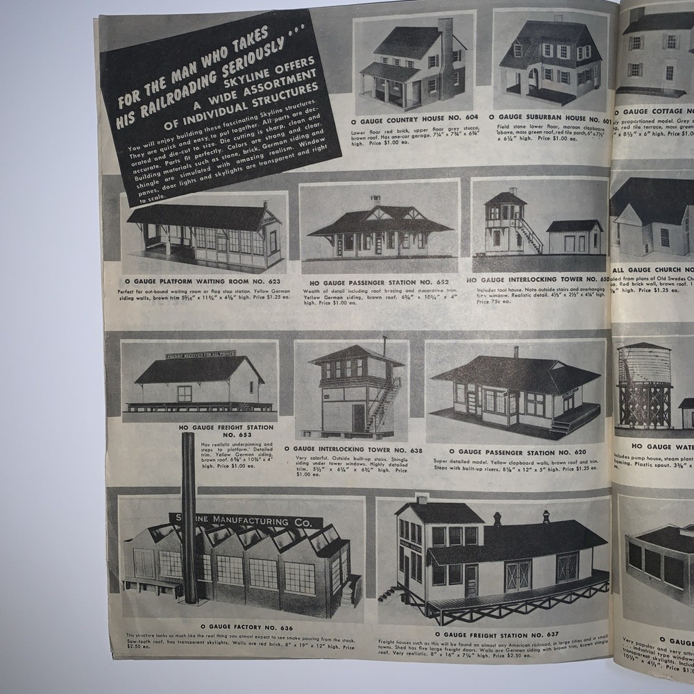 1948 Skyline Train Accessories Catalog 133Q