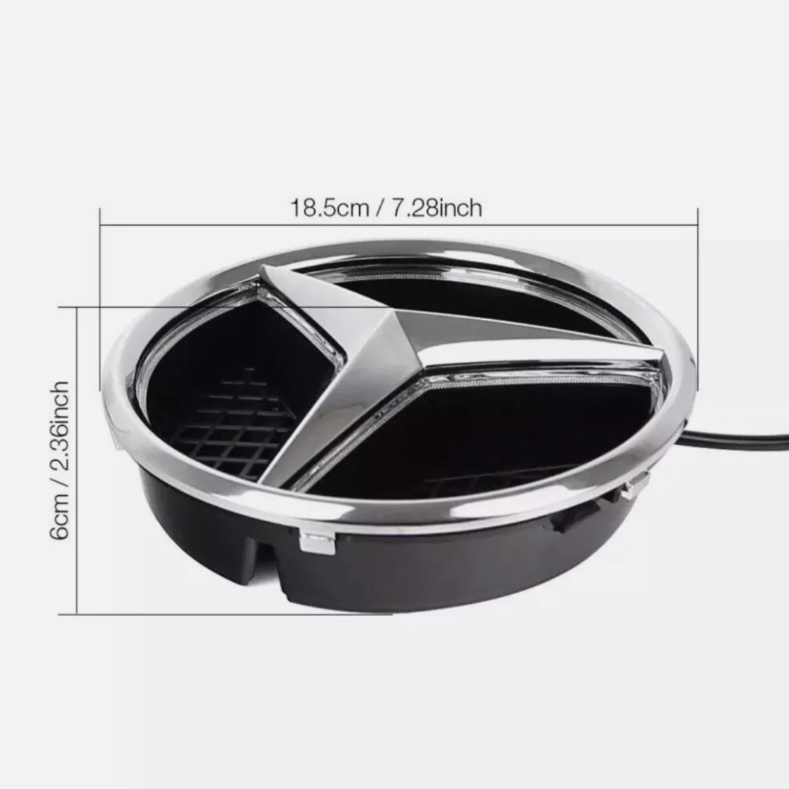 For 2011-2018 Mercedes Benz Illuminated Star Badge Front LED Grill Star Emblem