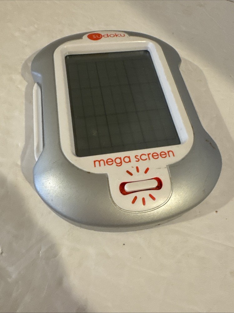 2005 TECHNO SOURCE MEGA SCREEN LIGHTED TOUCH SCREEN SUDOKU HANDHELD GAME
