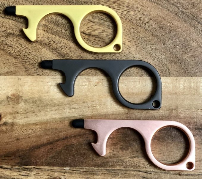 No-touch germ avoidance key (2-pack)