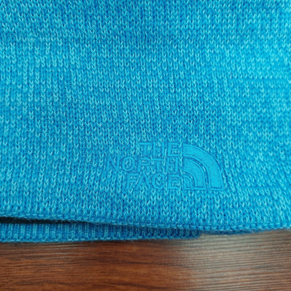 The North Face Blue Beanie Hat Cap