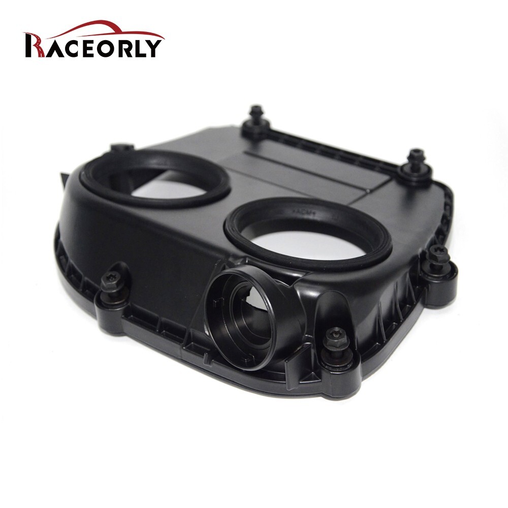 RACEORLY Aluminum Engine Upper Timing Cover For VW Golf GTI Audi 1.8 2.0 CJE CNC