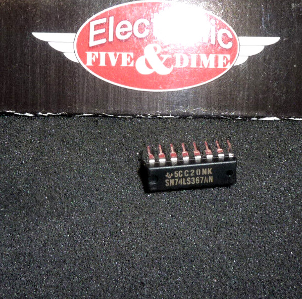 SN74LS367AN Texas Instruments  Bus Driver1-Func 6-Bit   PDIP16  IC