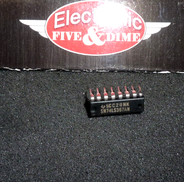 SN74LS367AN Texas Instruments Bus Driver1-Func 6-Bit PDIP16 IC