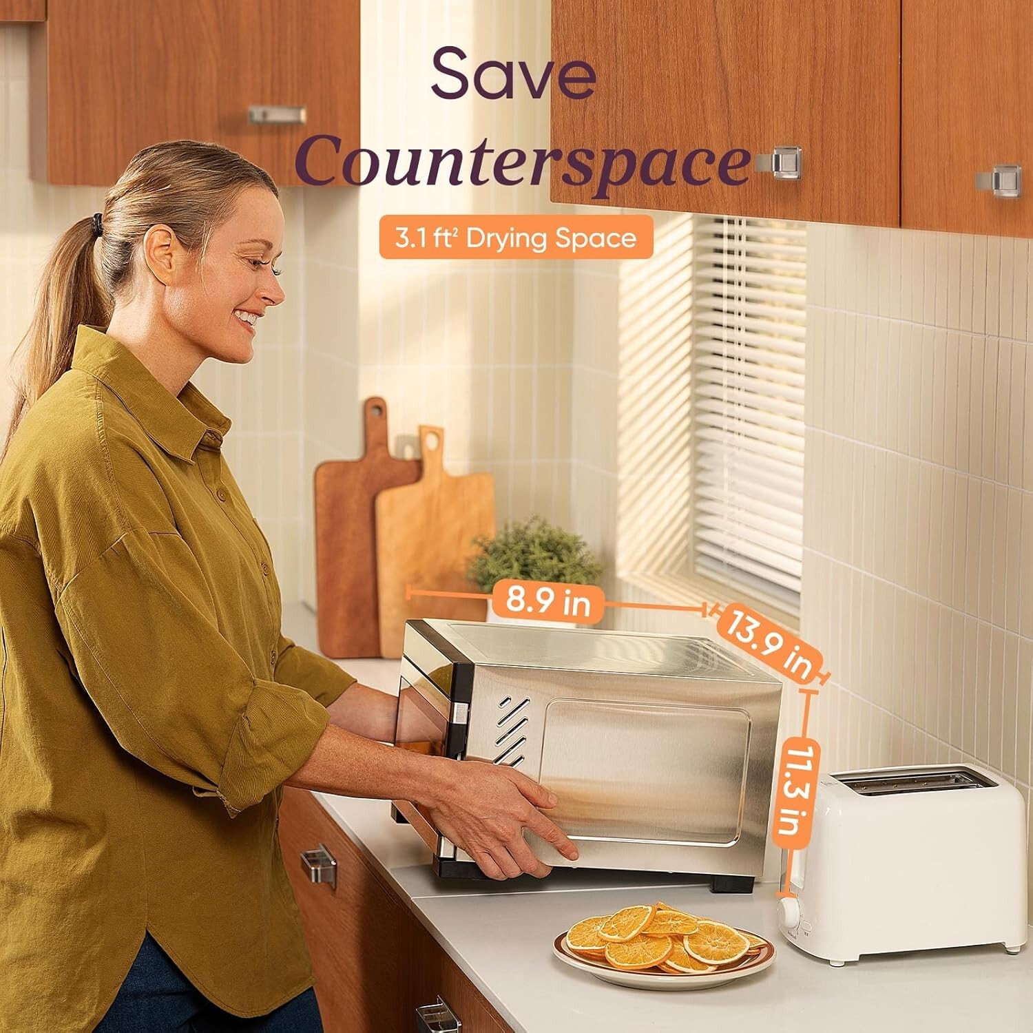 COSORI Food Dehydrator for Jerky, 176°F Temperature Control, 5 Stainless Steel