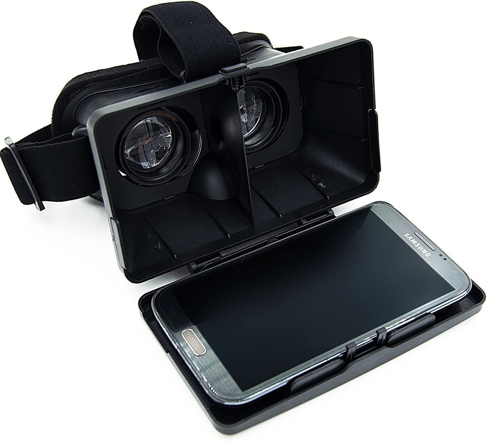 Eimolife Virtual Reality VR Headset Full Screen 3D Glasses
