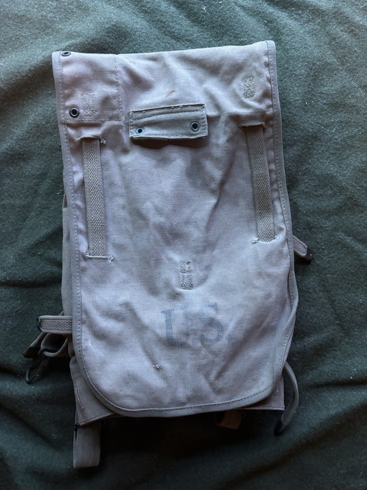 Original 1942 Baker Lockwood Haversack Missing Mess Kit Pouch