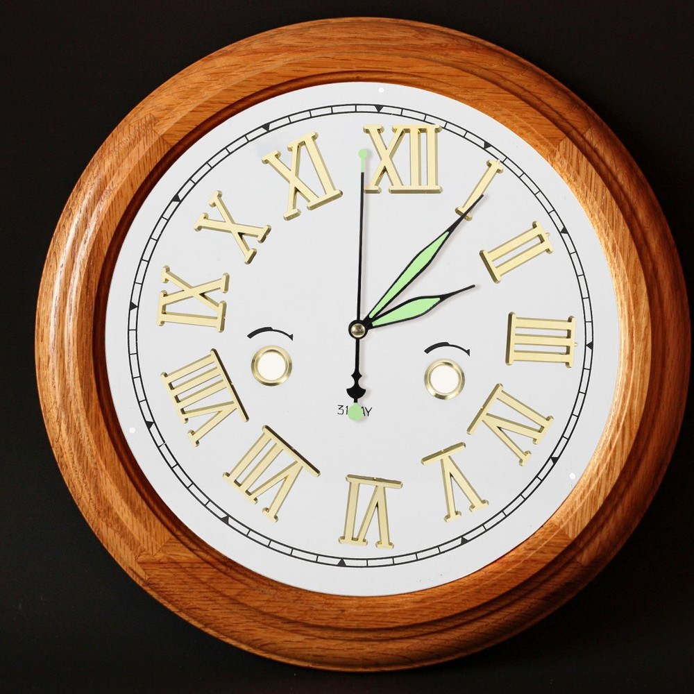 3 Sets Electroplated Clock Numerals Accessories Parts Replacement