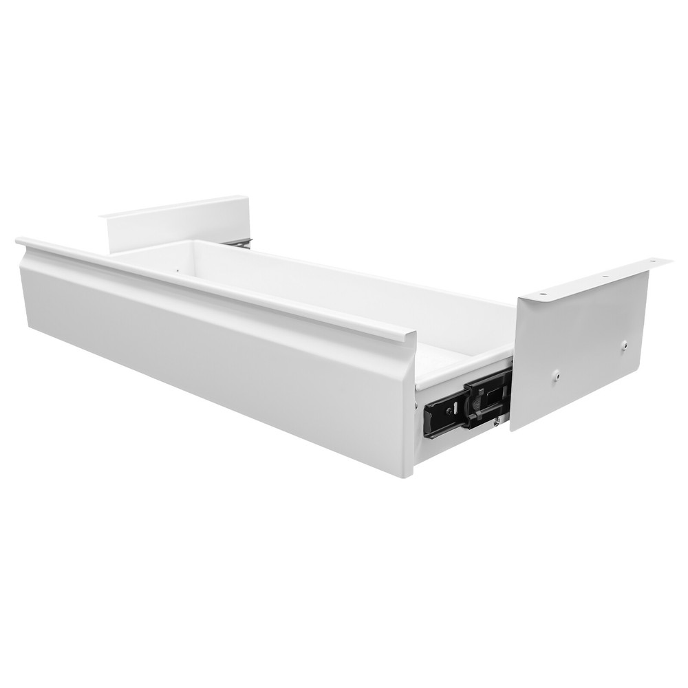 Under Desk Sliding Pull-Out Storage Drawer - Space Saver for Workstations