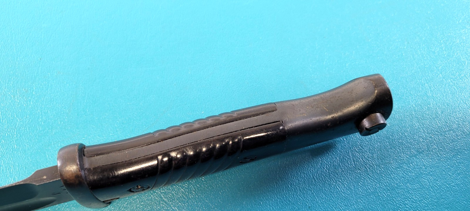 WWII German K98 Rifle Bayonet Knife Eickhorn & Mundlos Scabbard c. 1939 Q5