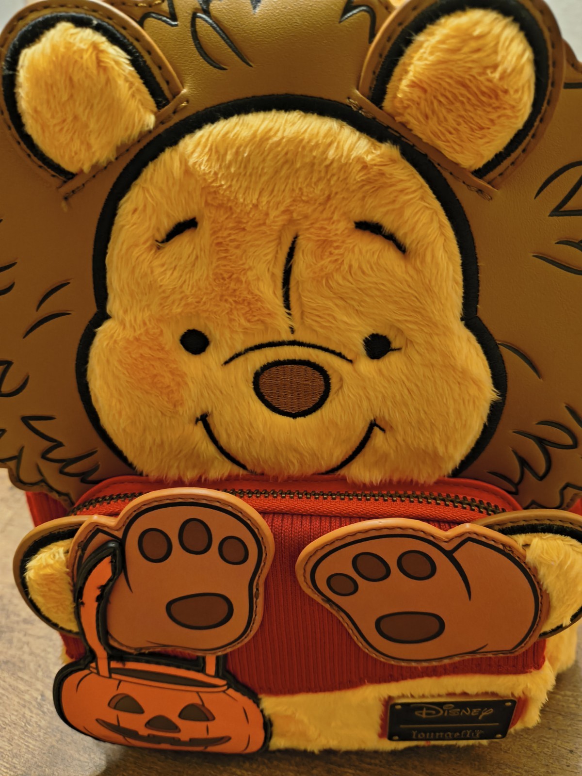 Disney Winnie The Pooh Lion Halloween Loungefly Mini Backpack New with Tags 🍯🐝