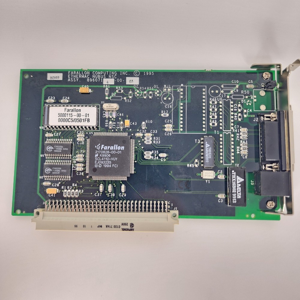 Farallon Ethermac NuBus Adapter (8960714-00-03) Untested Apple PDS Ethernet Mac