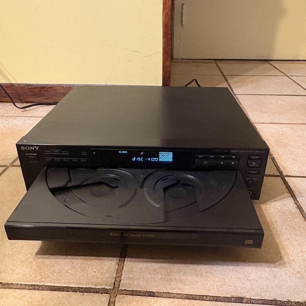 SONY CDP-C445 CD Player 5-Disc Changer
