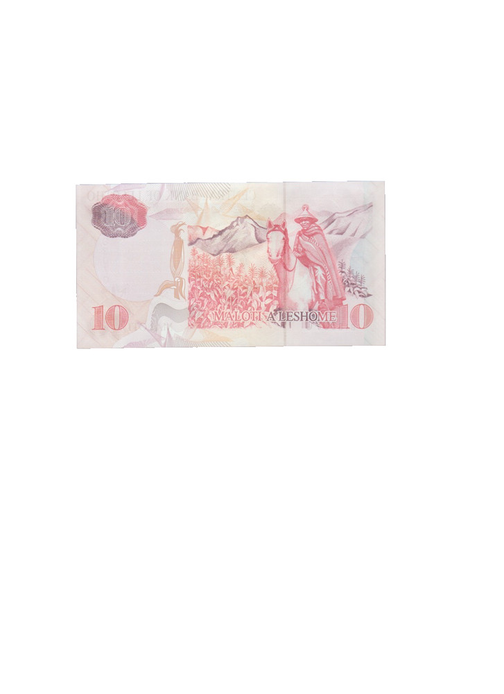 LESOTHO 2000 10 MALOTI BANKNOTE P15a UNCIRCULATED