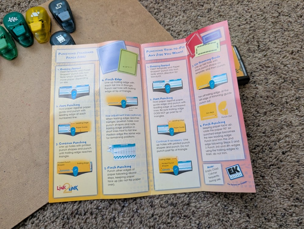 EK Success LINK 2 LINK Punch System & 9 Punches