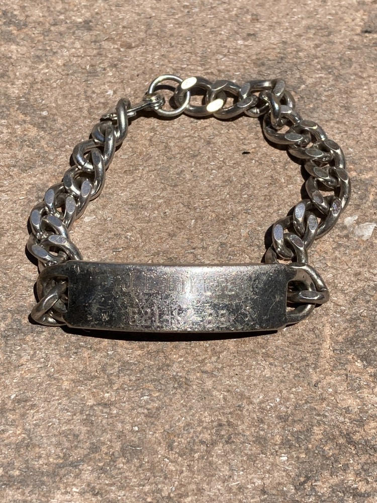 WW2 US Army Military Name ID Identification Bracelet 426th Airborne Quartermaste