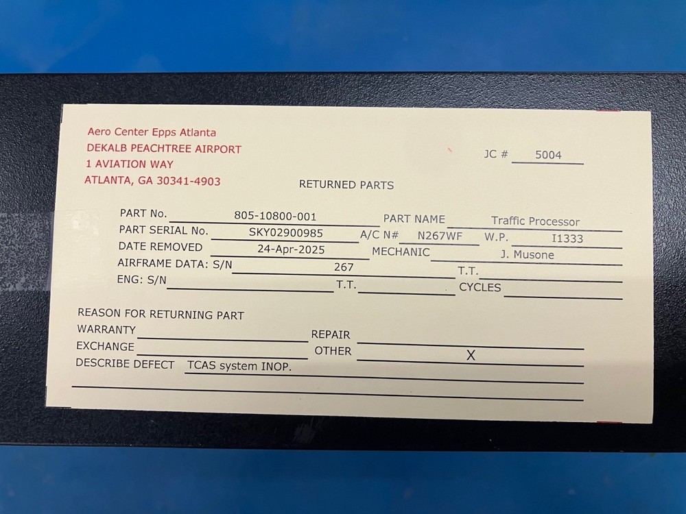 BF Goodrich Avionics, Skywatch TRC497 Traffic Processor