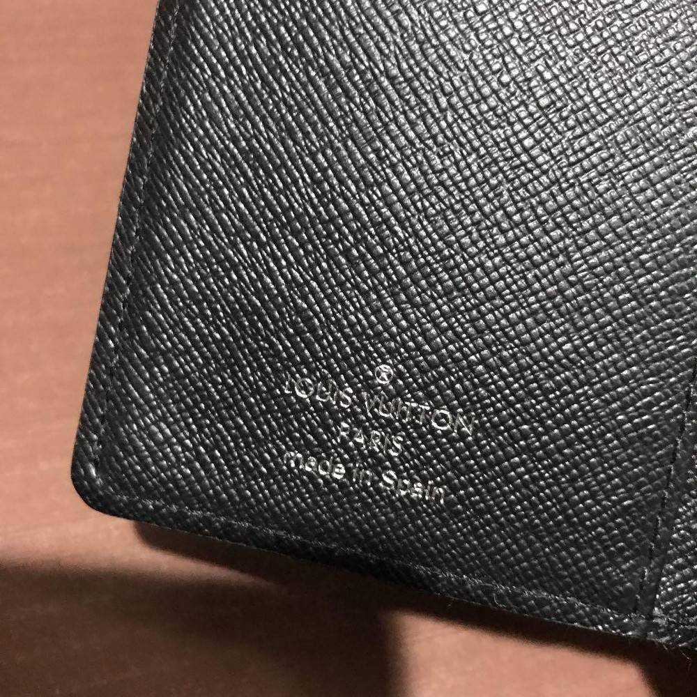 Louis Vuitton Ep Notebook Cover Black Leather Authentic Rare