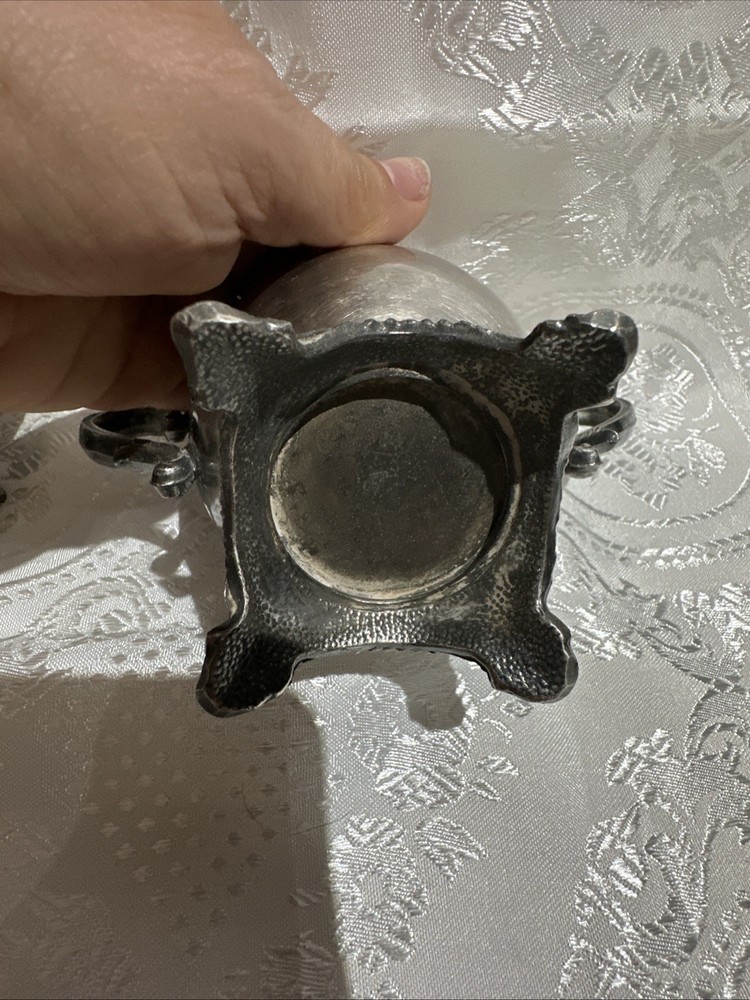 Vintage Silver-Plated Sugar & Creamer